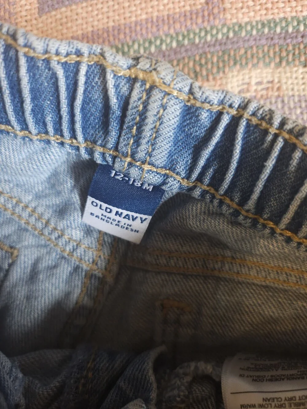 Old Navy Baby Girl Jeans Size 12-18 Months